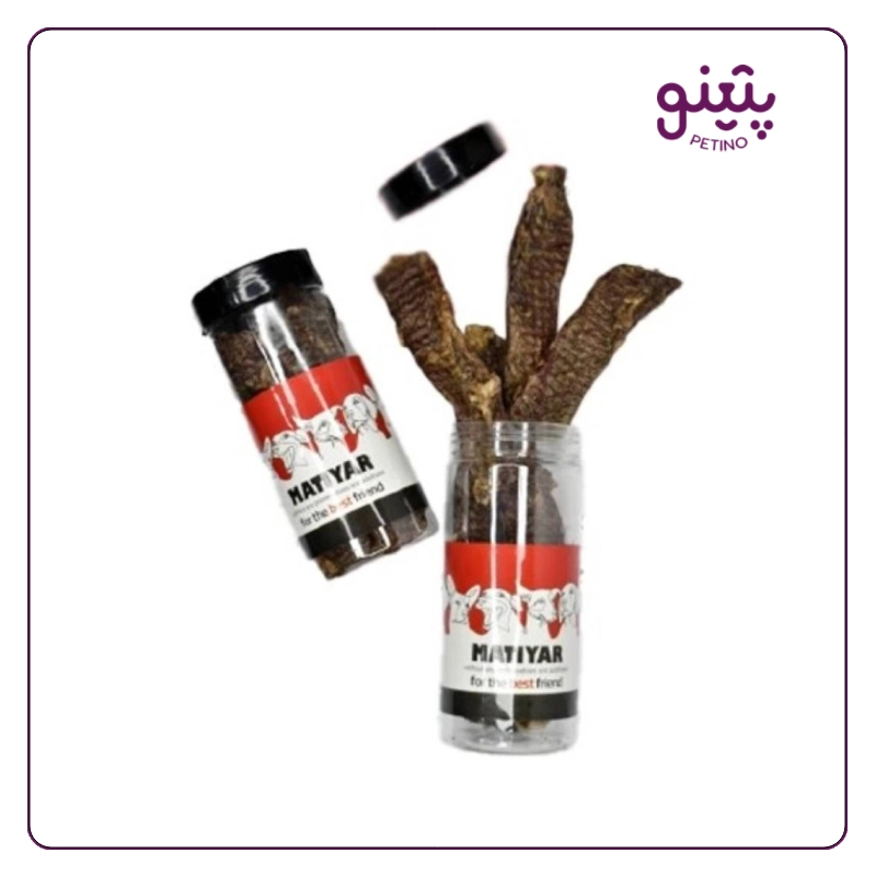 تشویقی سگ ماتیار مدل سرخ روده گوسفند