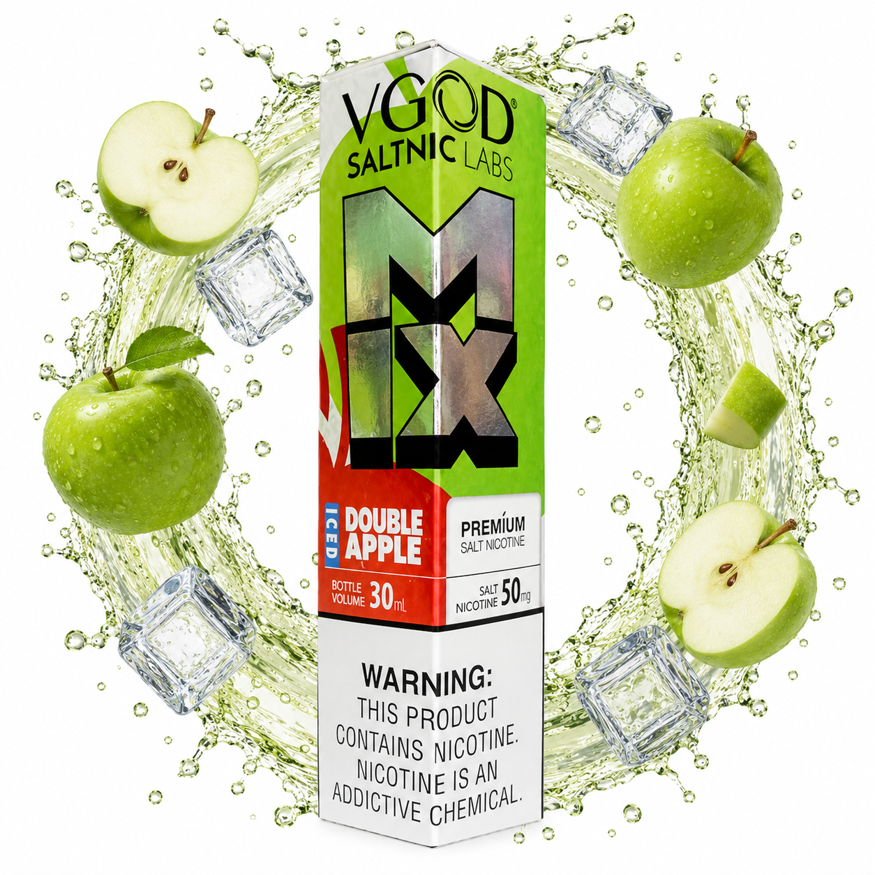 سالت دو سیب یخ ویگاد salt dubble apple v god