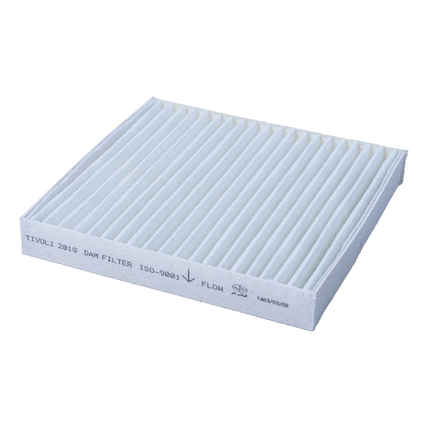 فیلتر کابین خودرو دم مدل 68112-35000 توری دار مناسب تیوولی