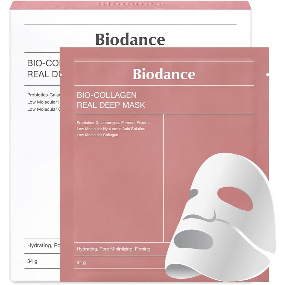 ماسک ورقه ای کلاژن ساز و آبرسان عمیق Biodance 34g