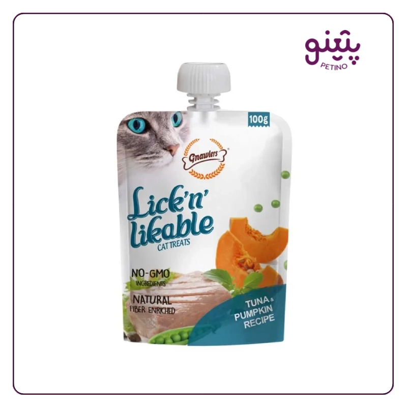 پودینگ گربه گناولرز با طعم ماهی تن و کدو