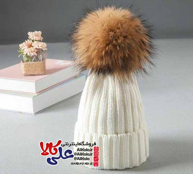 کلاه بافت تک پوم کوچک یانیک