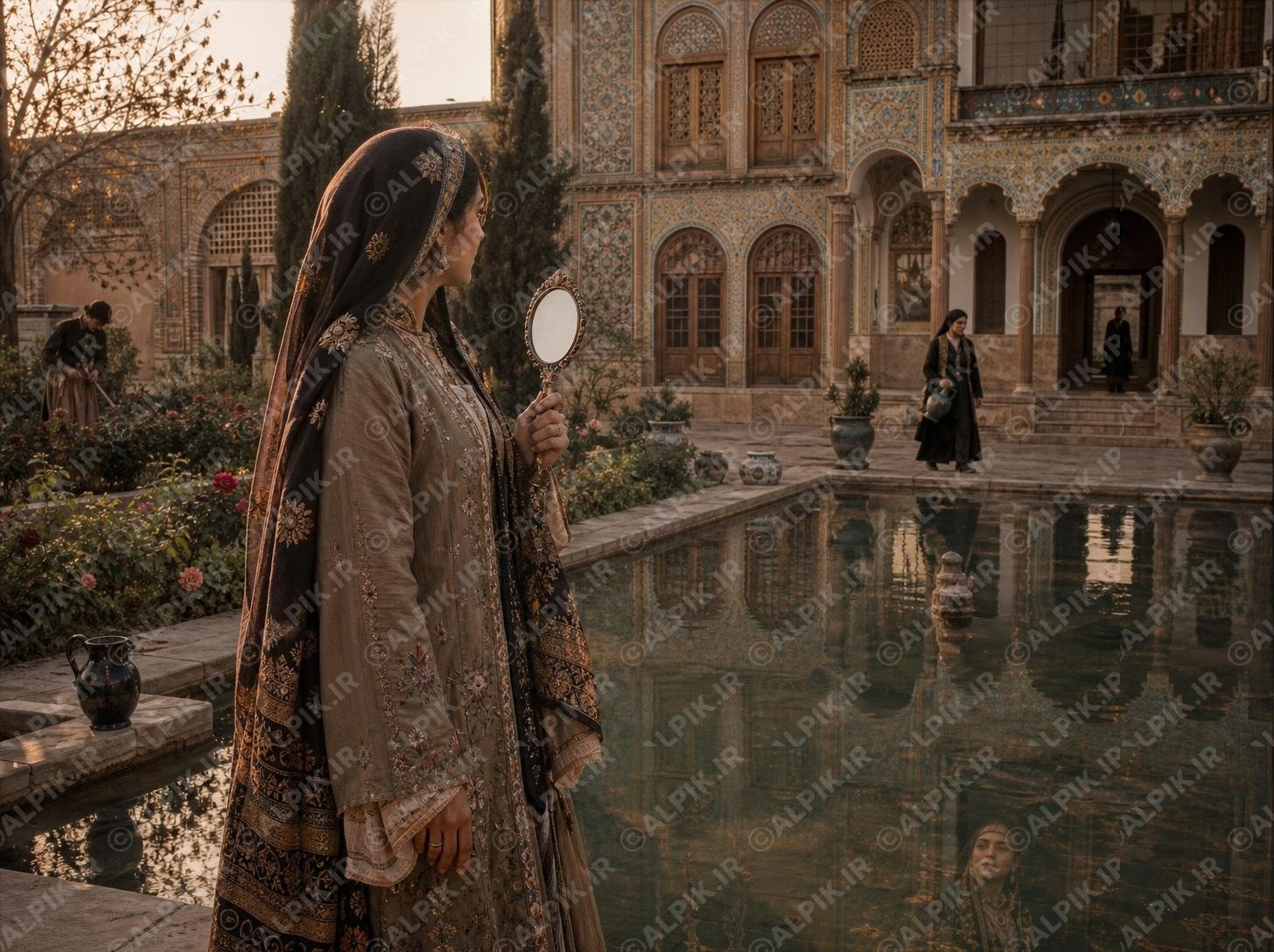 انعکاس در عمارت کهن