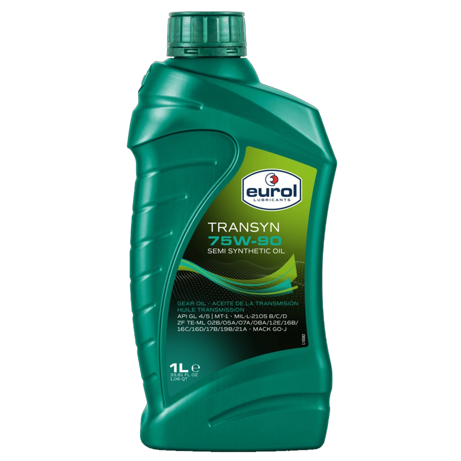 روغن گیربکس دنده دستی یورول مدل TRANYN 75W90 GL5 E110075-1L حجم 1 لیتر