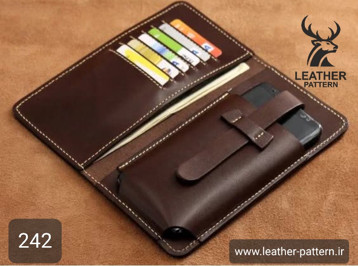 الگو کیف پول چرم کد P-242