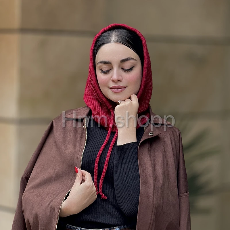 کلاه هودی - زرشکی