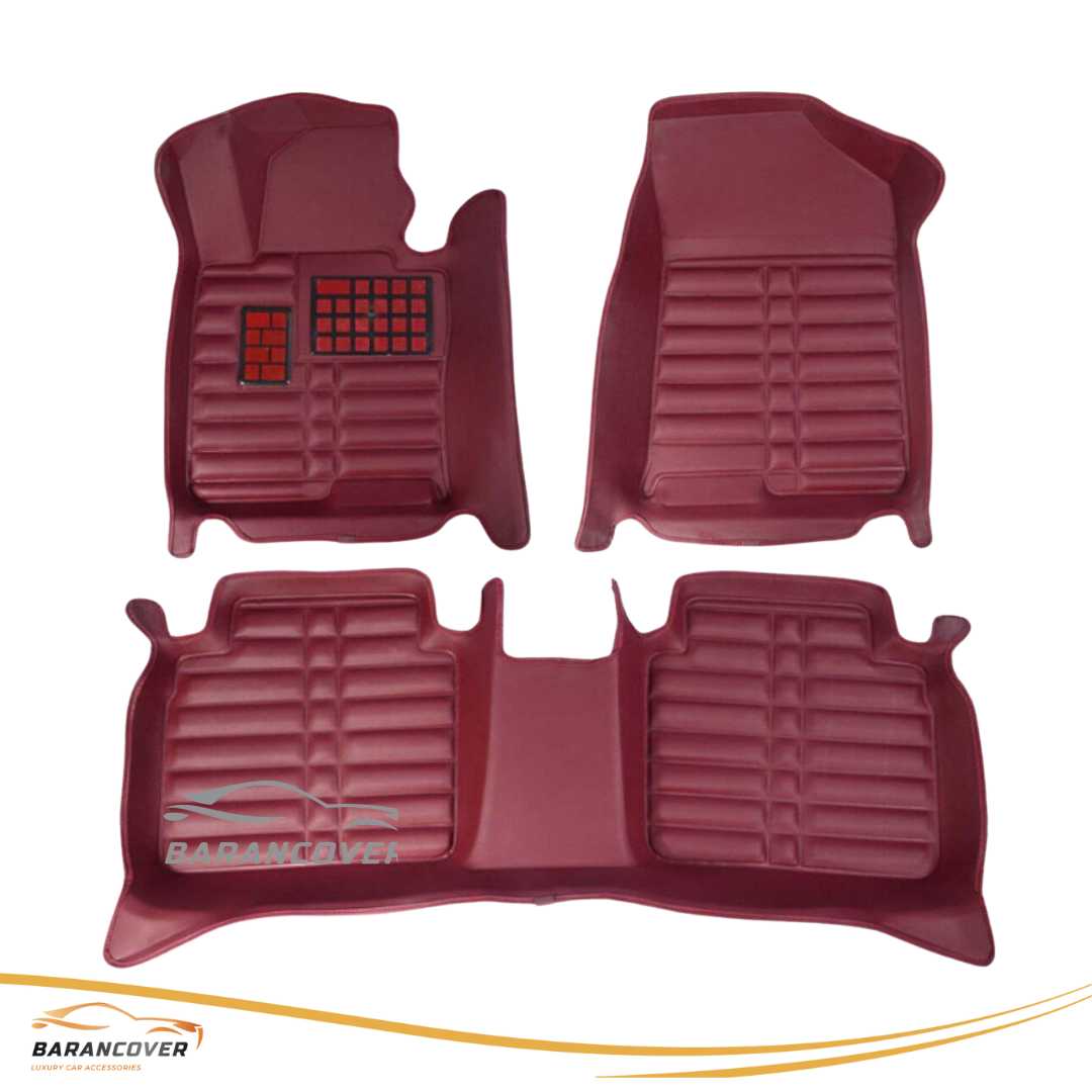 کفپوش پنج بعدی اپتیما K5 2024 رنگ زرشکی