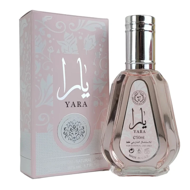 ادو پرفیوم زنانه یارا Lattafa Yara حجم ۵۰ میل