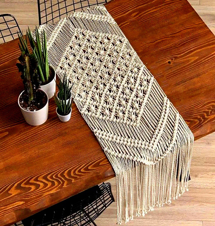 رانر مکرومه کد 225 برند گره چی و رنگ دلخواه