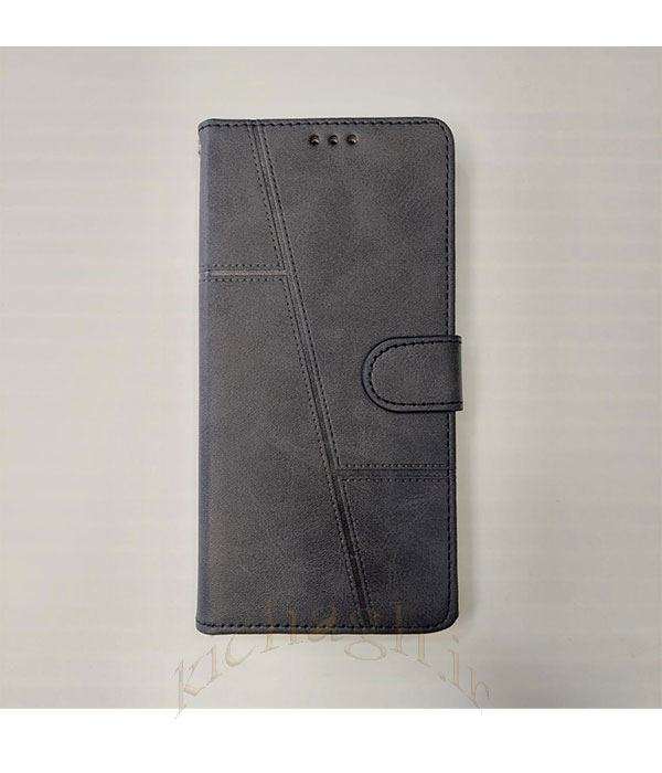 کیف کلاسوری گوشی سامسونگ Galaxy A15 مدل مگنتی جاکارتی محافظ لنزدار - مشکی