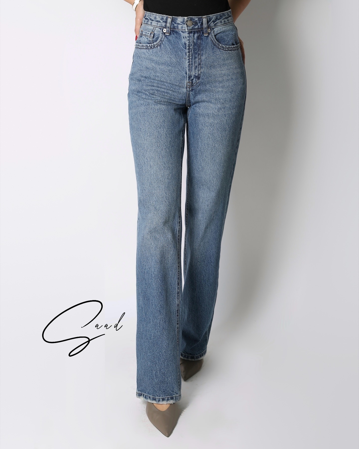 شلوار جین straight(تحویل فوری)
