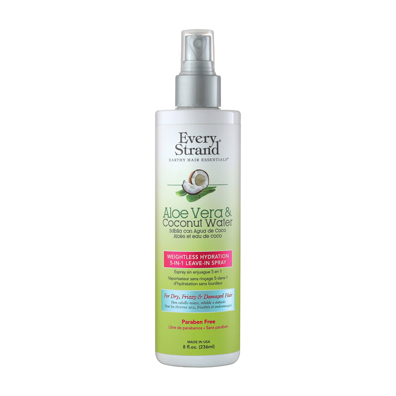 اسپری مراقبت مو آبرسان آلوئه ورا و کوکونات واتر اوری استرند 236 میل Aloe vera َAnd Coconut Water Hydrating Hair Spray Every Strand