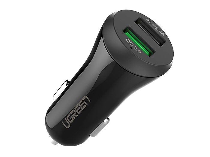 شارژ فندکی یوگیرین (UGREEN)  دو پورت مدل 20557
