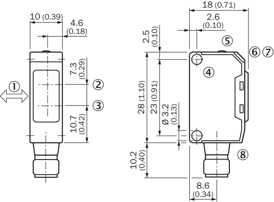 سنسور نوری WT150-P460