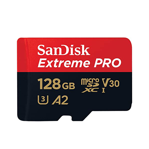 کارت حافظه microSDXC سن دیسک مدل Extreme PRO کلاس A2 استاندارد UHS-I U3 سرعت 170MBs ظرفیت 128 گیگابایت ا SANDISK