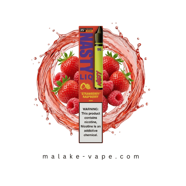 سالت تمشک توت فرنگی نستی Nasty LIQ 96 Strawberry Raspberry