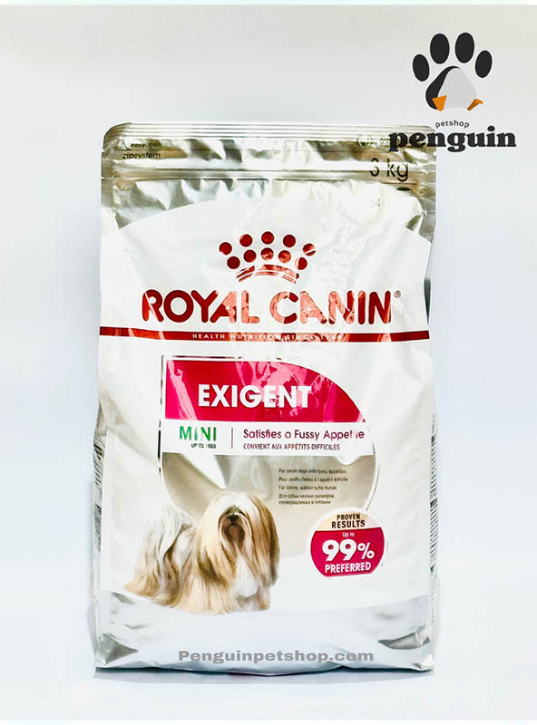 غذا خشک سگ مینی اگزیجنت رویال کنین Mini Exigent وزن 3 کیلوگرم ROYAL CANIN