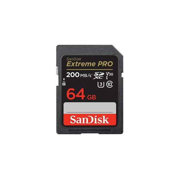 کارت حافظه سندیسک مدل SanDisk 64GB Extreme Pro 200MB/s SDXC UHS-I U3