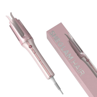 کرلی فر کننده جادویی صورتی شیگلم هیر سایز 25 میلی متری Sheglam Hair Pink Hair Curler 25 mm