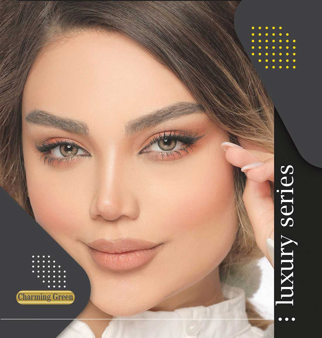 لنز تماسی رنگی طبی آیس کالر چرمینگ گرین