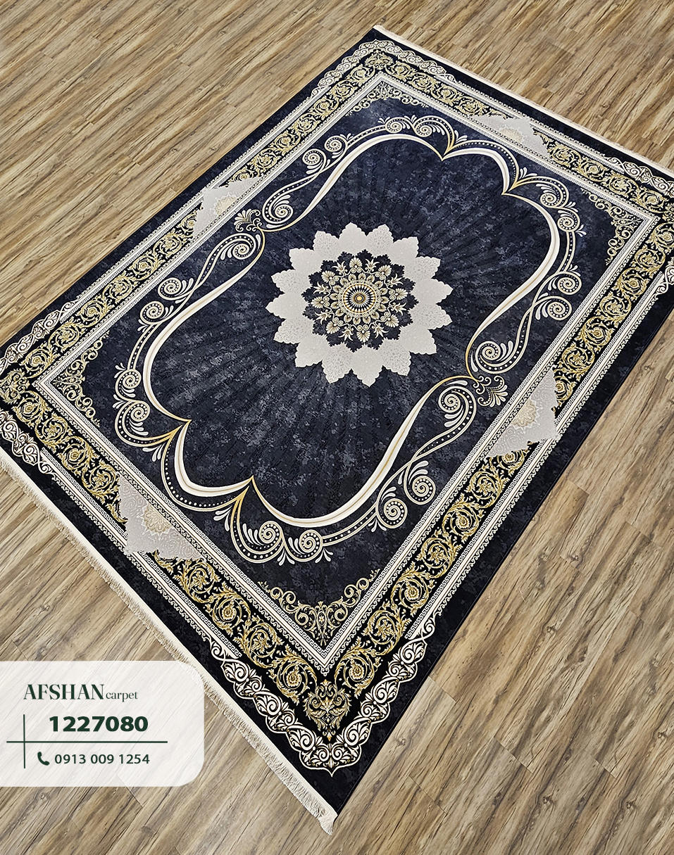 فرش ۱۲۰۰ شانه آکریلیک طرح ورساچه کد 1227079 پگاه