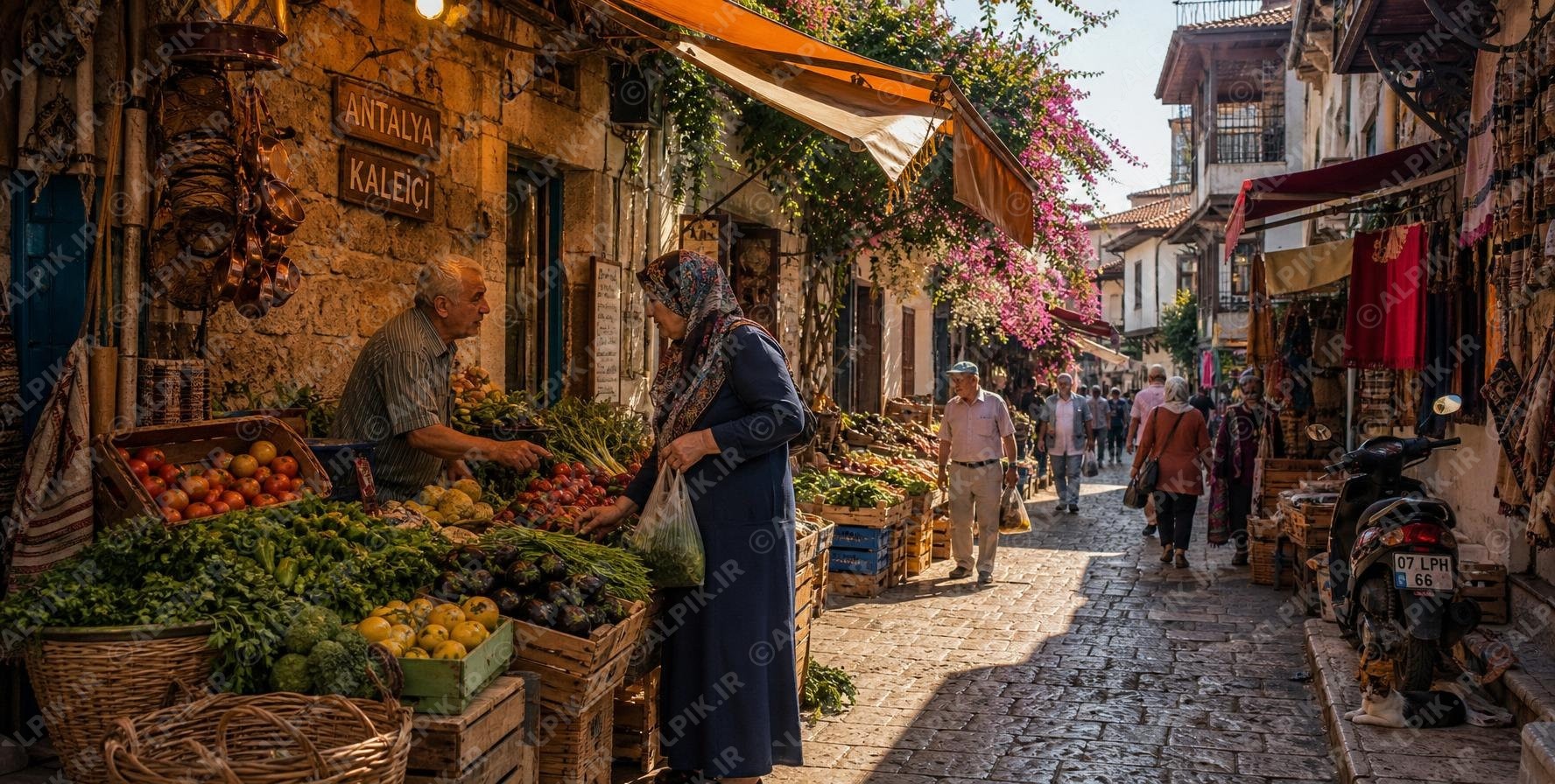 بازارچه سنتی کالیچی در آنتالیا