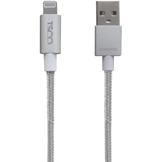 کابل تبدیل USB به لایتنینگ تسکو مدل TC i 400 طول 1 متر