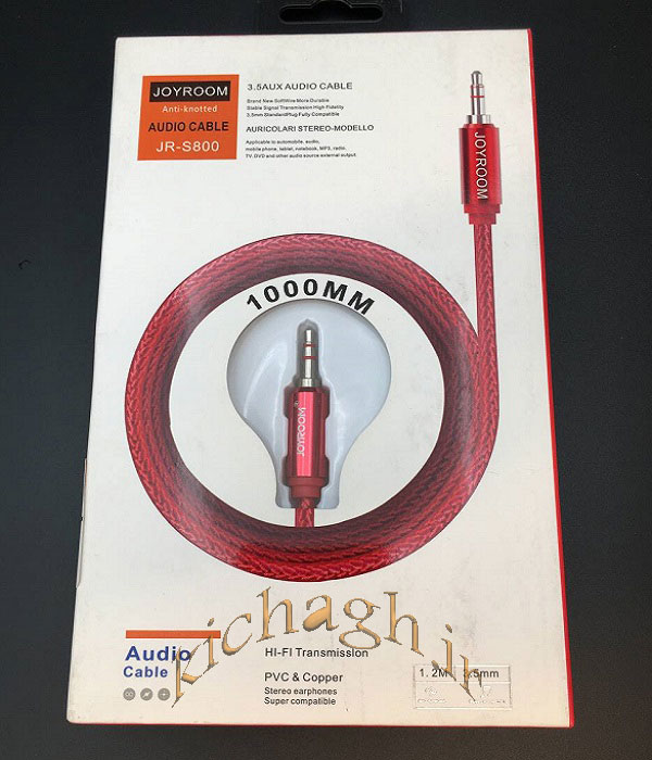 کابل AUX جوی روم مدل JR-S800 طول 1 متر