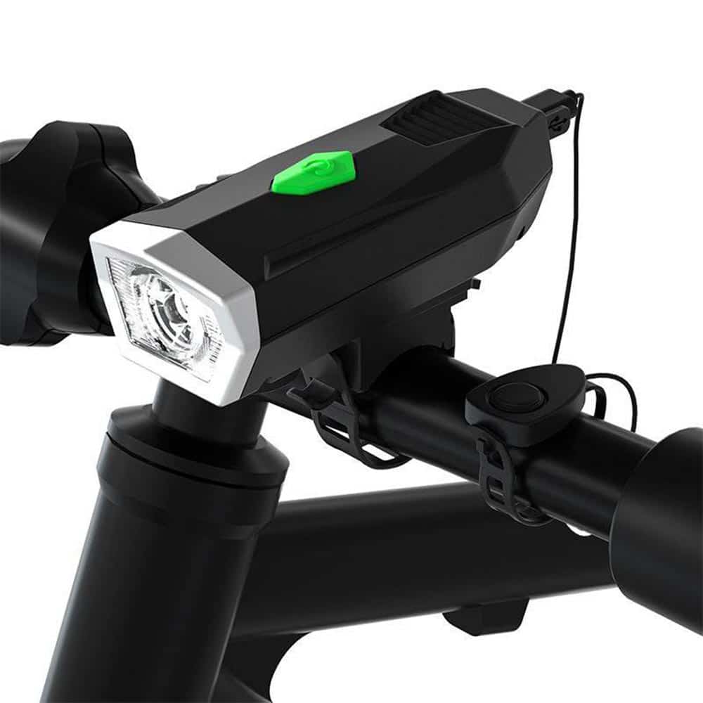 چراغ جلو شارژی بوق دار دوچرخه BIKE LIGHT QX-Q25