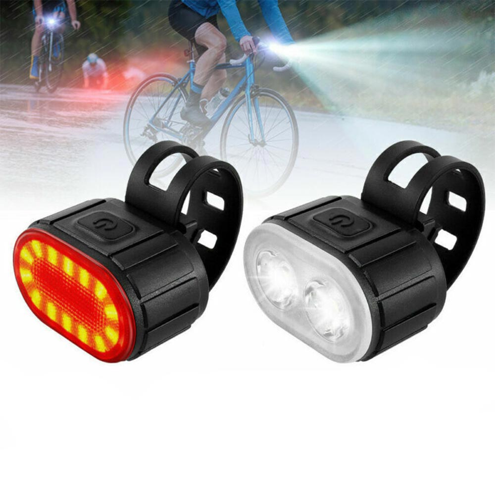 چراغ جلو و عقب شارژی دوچرخه BIKE TAIL LIGHT 078