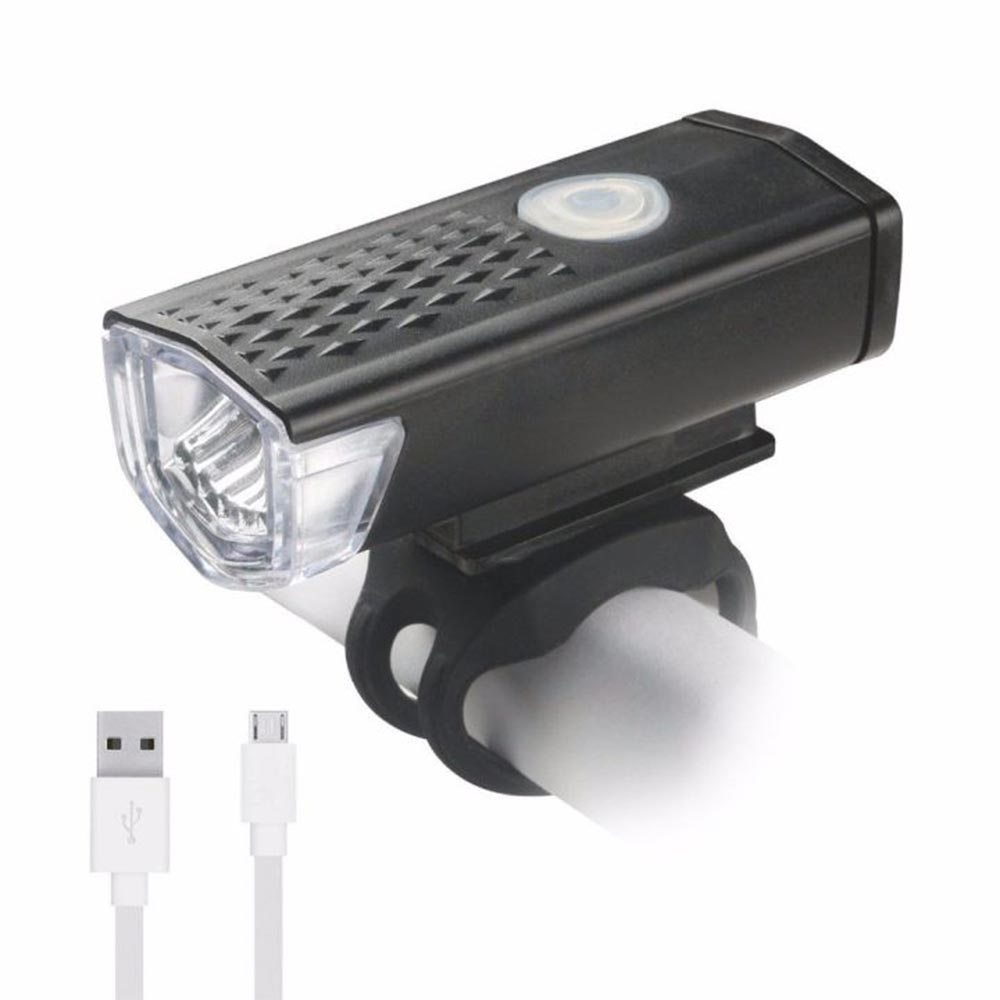 چراغ جلو شارژی دوچرخه 300 لومن LED BK7188