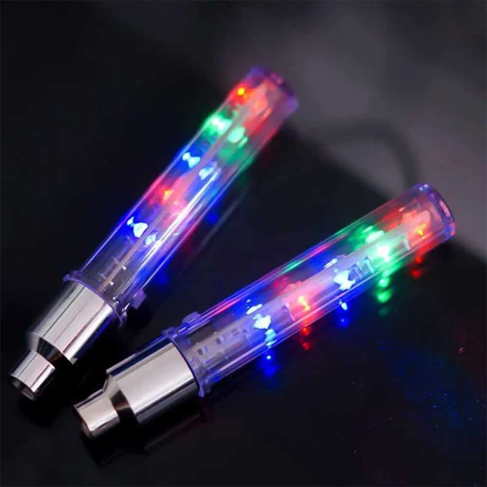 چراغ سر والف دکمه دار دوچرخه و موتور هفت رنگ LED YX-FG192