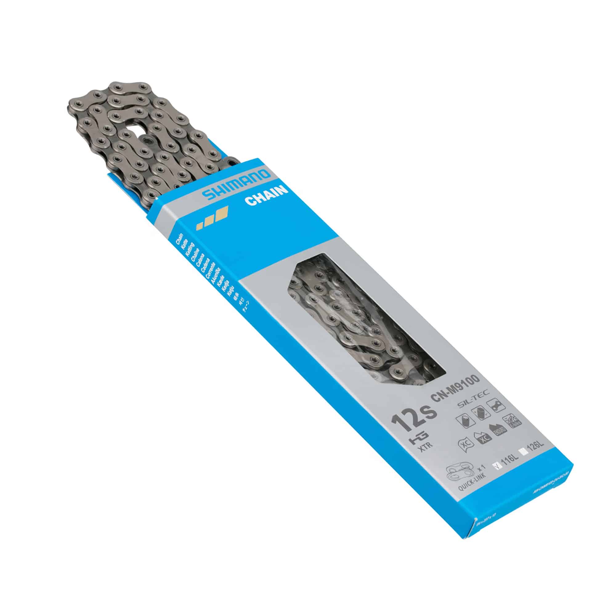 زنجیر 12 سرعته شیمانو SHIMANO XTR CN-M9100