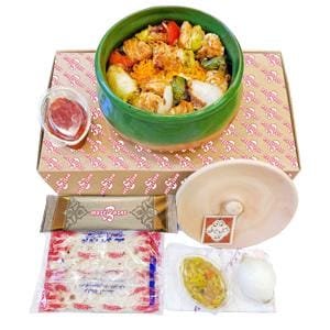 کته گمج گیلکی با کباب فیله جوجه بلغاری (دو سیخ)