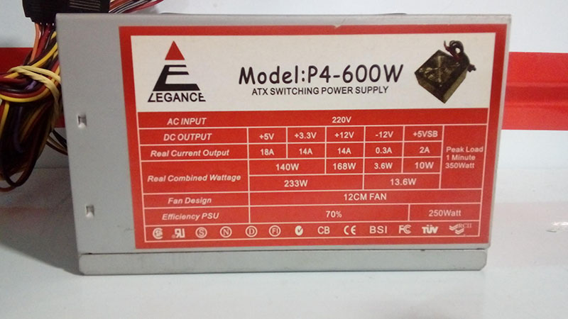 پاور استوک الگانس مدل P4-600W