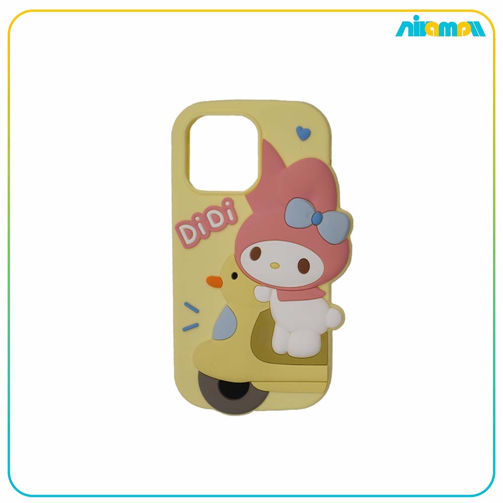 کاور سیلیکونی طرح(DiDi) kitty مناسب برای گوشی iphone 15 normal