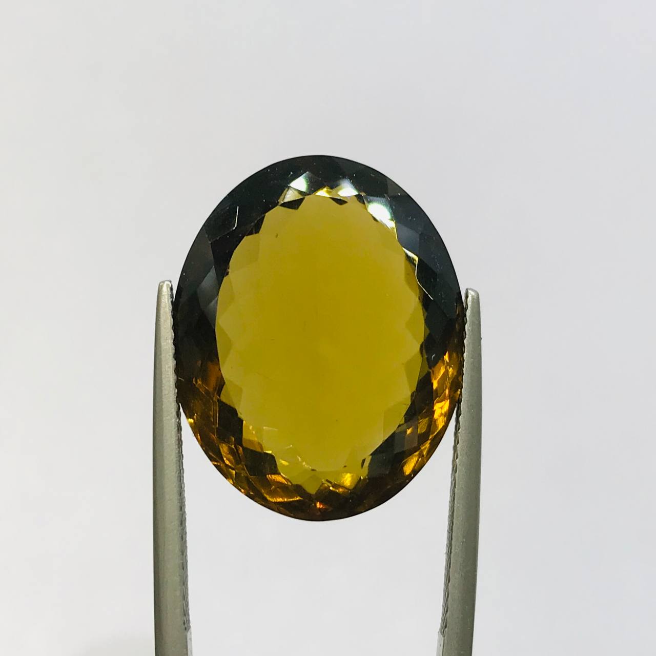 نگین کوارتز عسلی اصل سایز 22*18