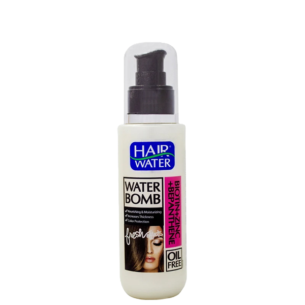 کرم آبرسان مو مدل Hair water حاوی بیوتین 100 میل