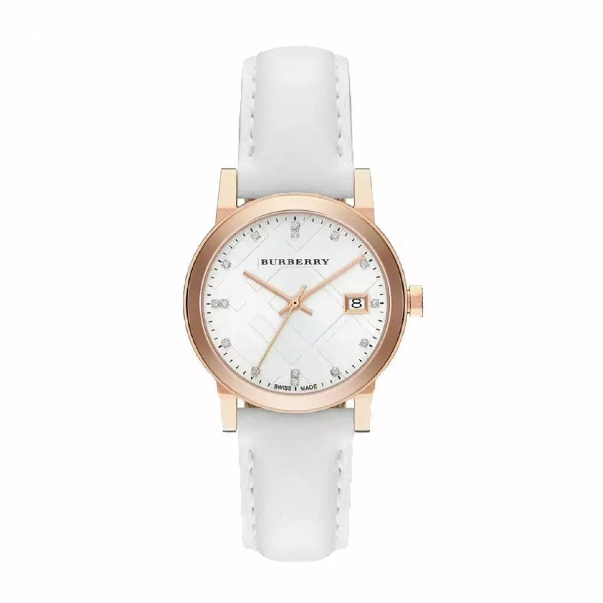 BURBERRY ساعت مچی زنانه چرمی باربری مدل BU9130