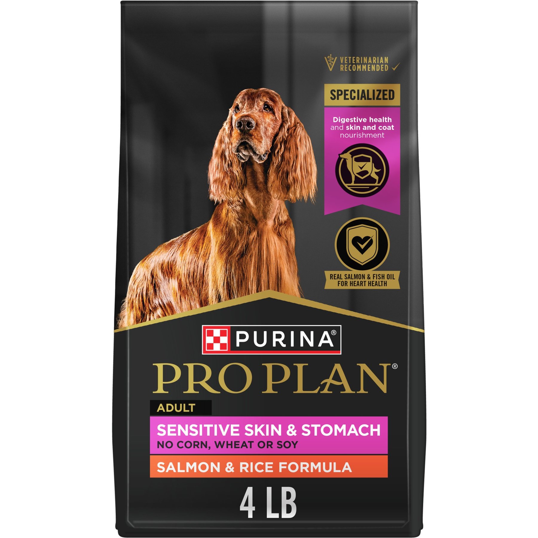 غذای خشک پورینا پرو پلن سگ بالغ سنسیتیو سالمون و برنج ۱.۸۱ کیلوگرم | Purina Pro Plan Sensitive Salmon & Rice 4lb