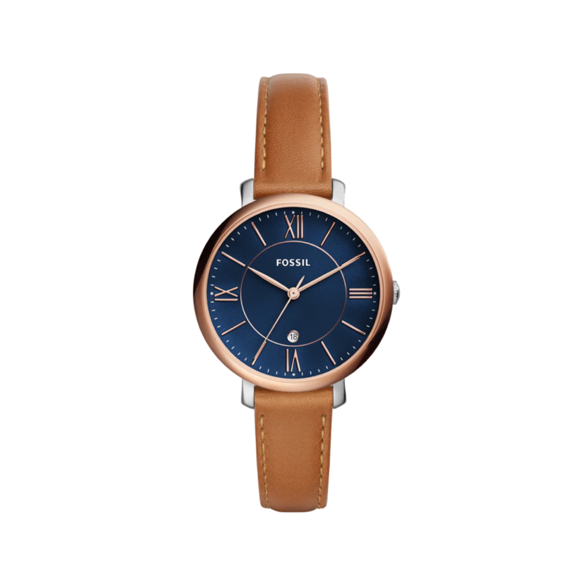 FOSSIL ساعت مچی زنانه چرمی فسیل مدل ES4274