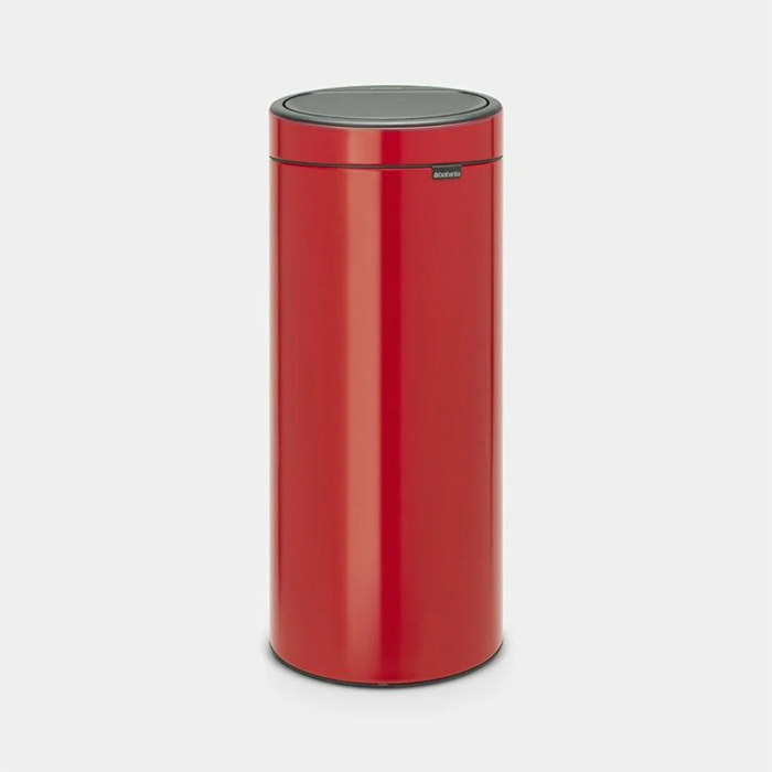سطل زباله 30 لیتر قرمز برابانتیا | Brabantia TOUCH BIN NEW
