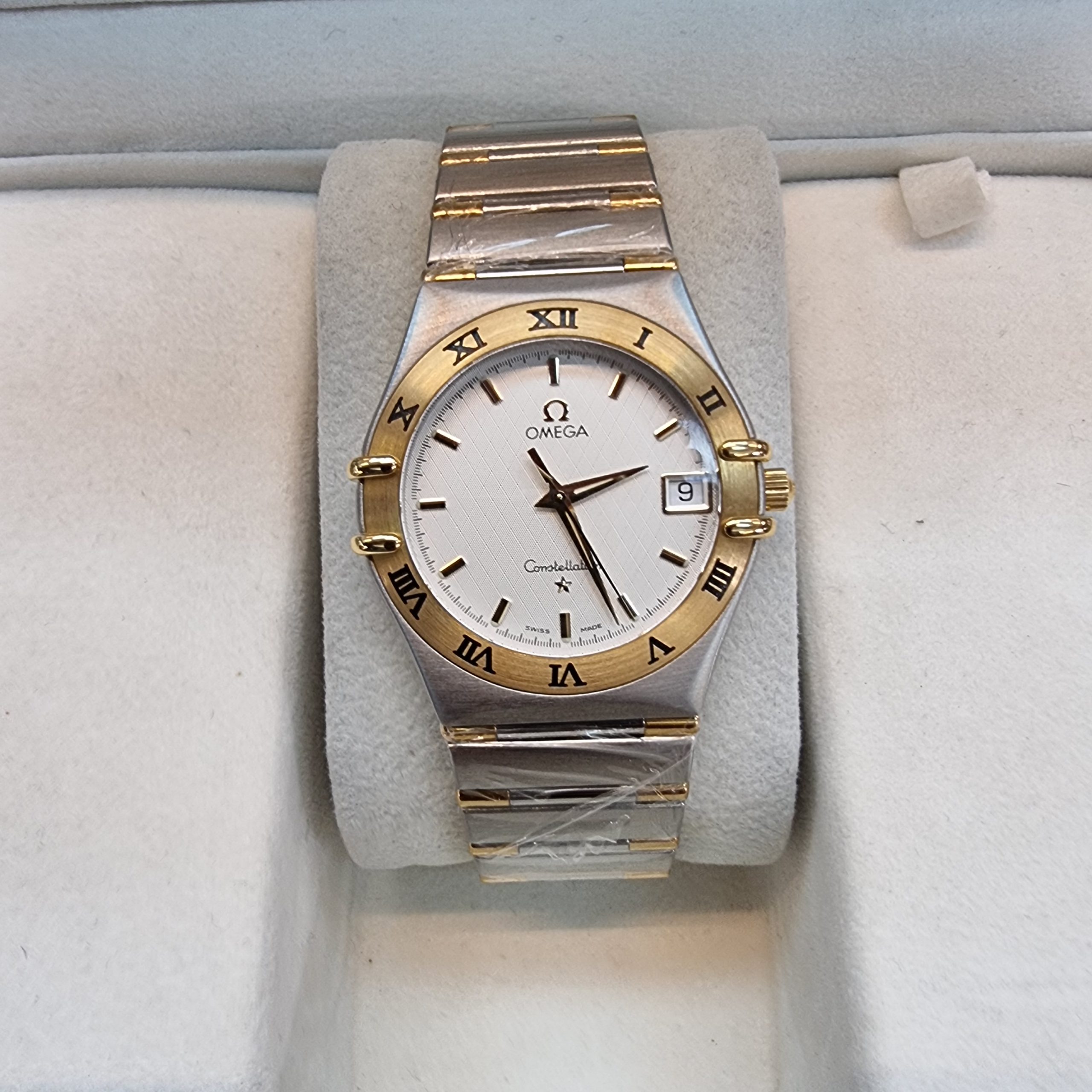 (OMEGA) امگا مردانه استیل گرد Constellation 35mm