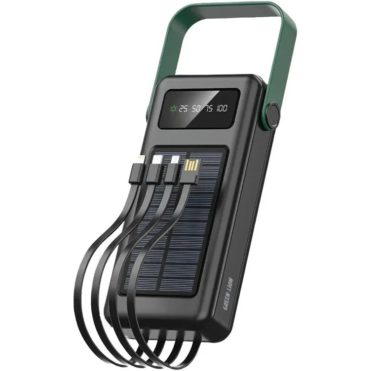 پاوربانک گرین لاین مدل Solar Max ظرفیت 30000 میلیآمپر ساعت