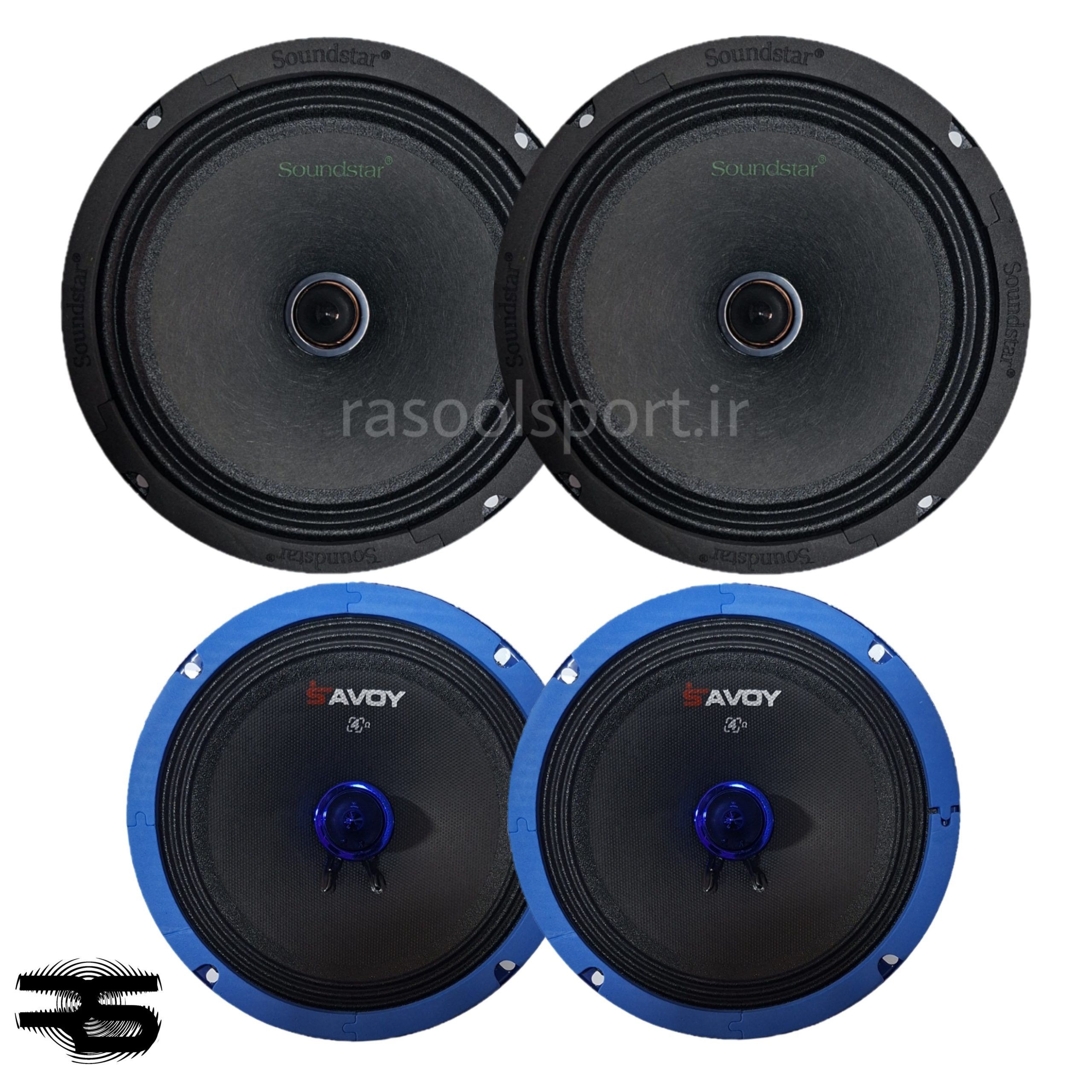 پکیج میدرنج خودرو چهارعددی سایز6و8 کد-03