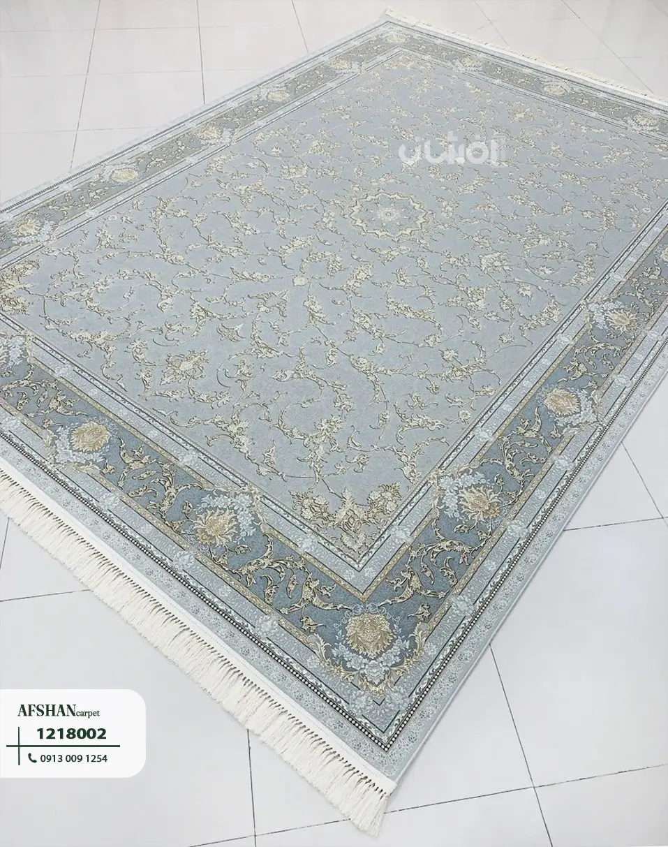 فرش 1200 شانه آکرلیک طرح آنا کد 1218003 غزل