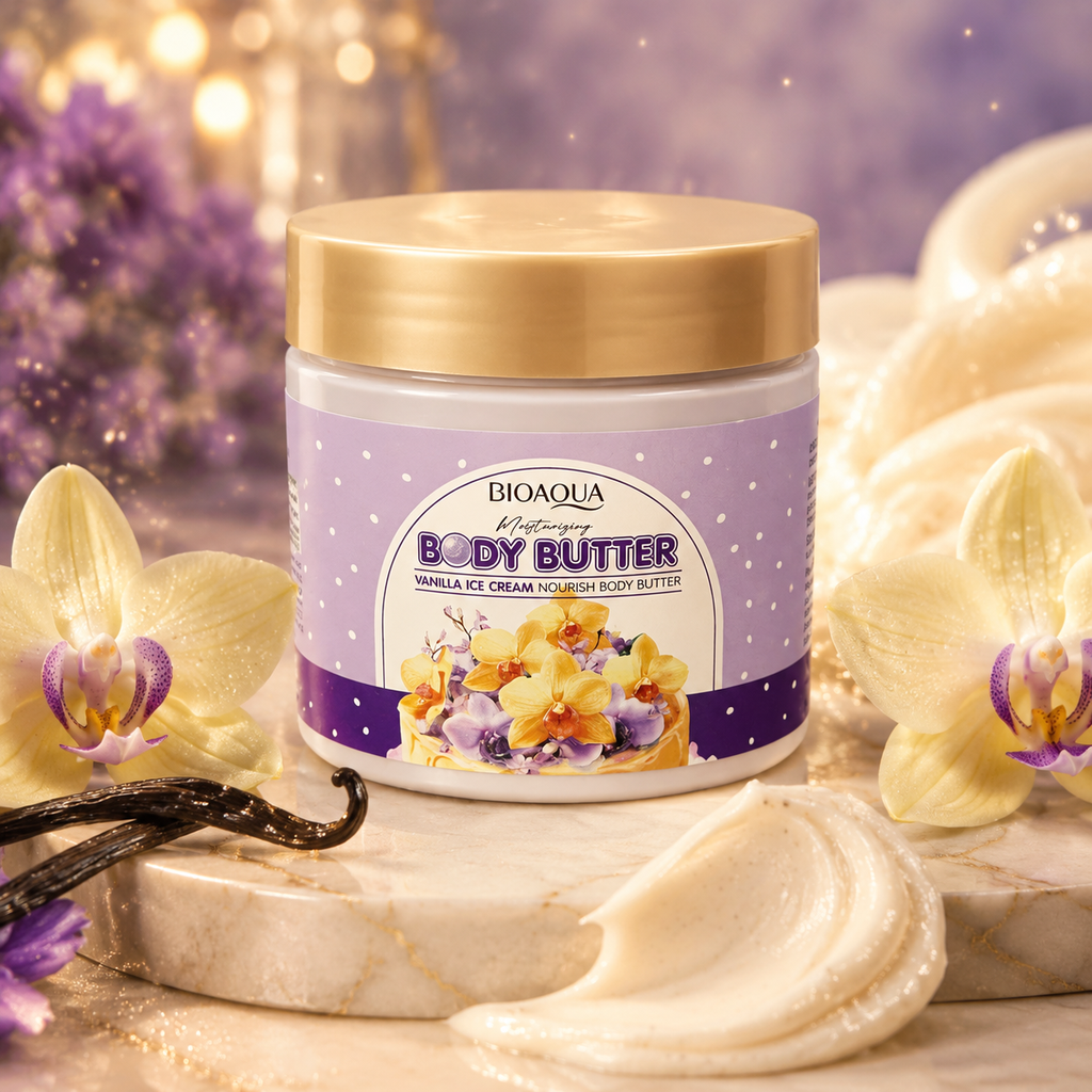 کره بدن بایوآکوا مدل بستنی وانیلی (Bioaqua Vanilla Ice Cream Body Butter)