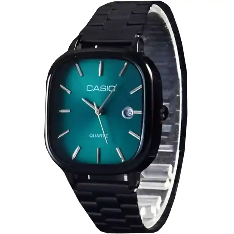 ساعت مچی مردانه کاسیو اولد مانی مشکی صفحه سبز مدل k1005