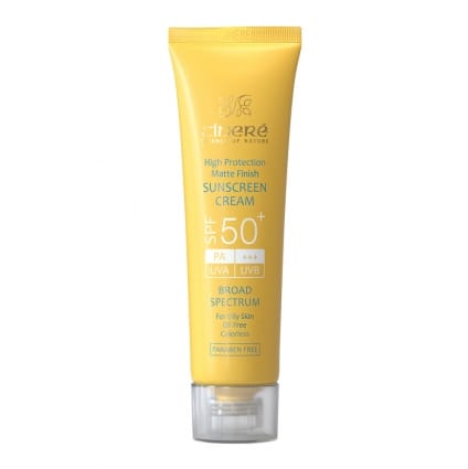 کرم ضد‌ آفتاب بی رنگ مناسب پوست چرب SPF50 سینره