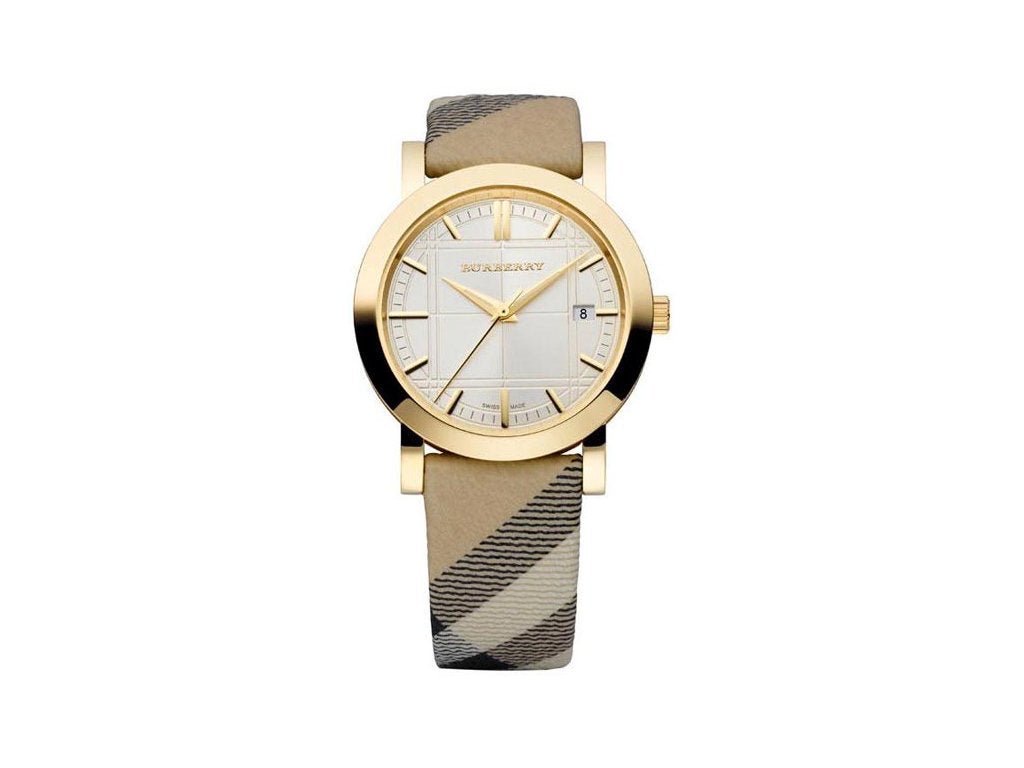 BURBERRY  ساعت مچی زنانه چرمی باربری مدل BU1399